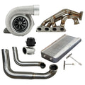 K Swap K Series K20 K24 Dual Ball Bearing Turbo Sidewinder Manifold Intercooler Kit