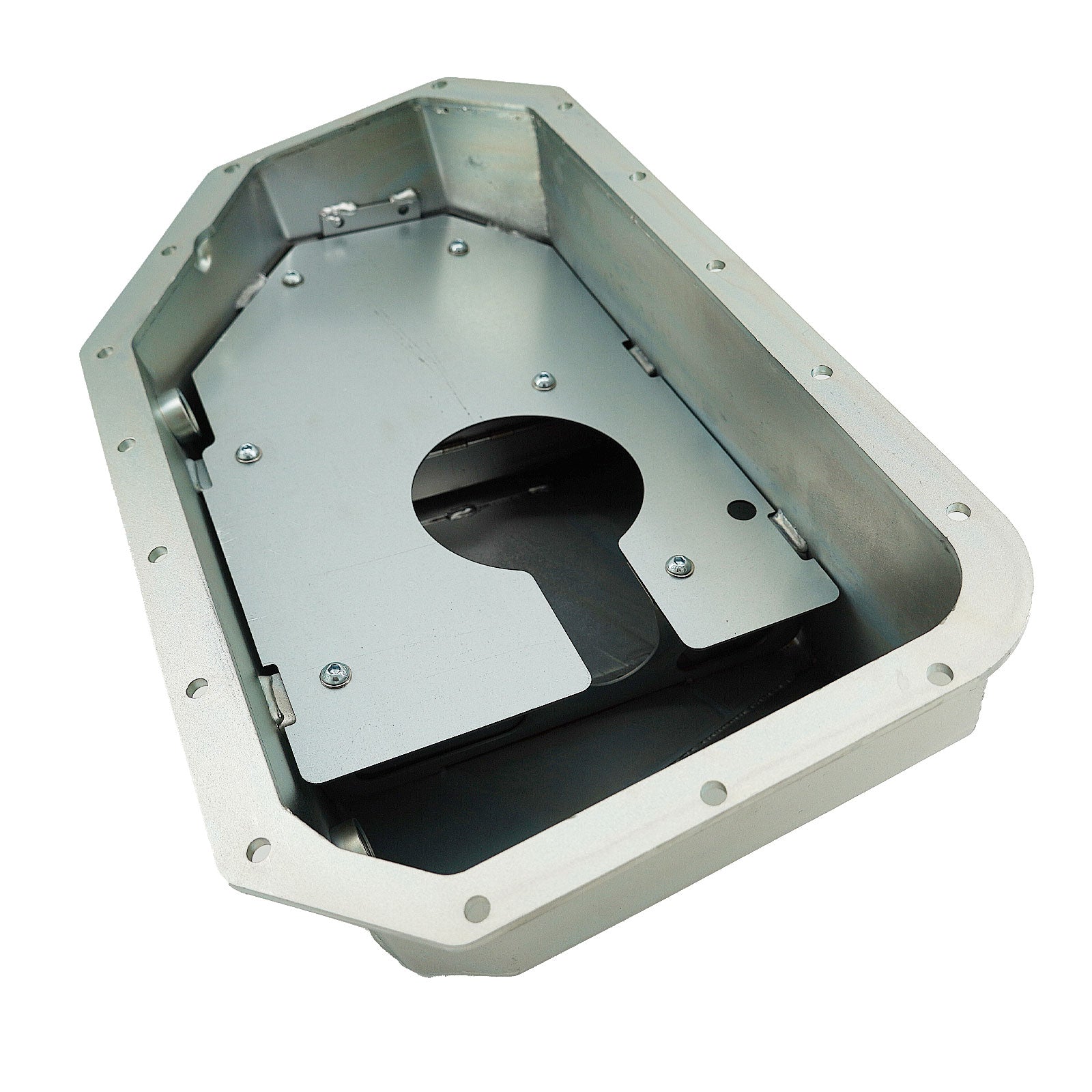 Notched Baffled Turbo Oil Pan -10AN K-Swap K20 K24 Civic Si 8th Gen 06-11 Honda