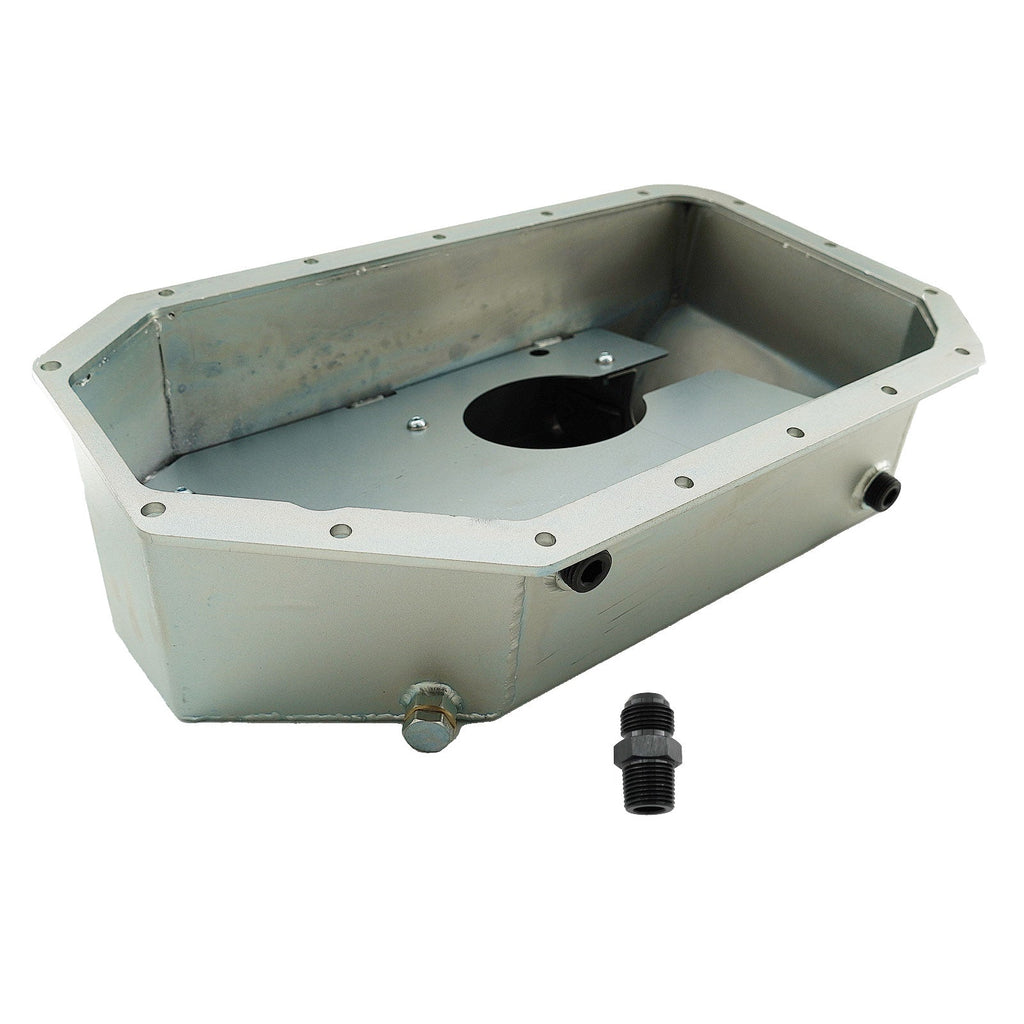 Notched Baffled Turbo Oil Pan -10AN K-Swap K20 K24 Civic Si 8th Gen 06-11 Honda