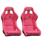 Bull Boost Adjustable Racing Lowered Ultra Max Bucket Seat w/ Seat Rails