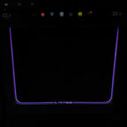 Laser-Carved Ambient Light for Model Y Juniper / YL Wireless Charging Port | TESERY