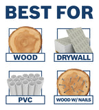 BOSCH T345XF3 3 pc. 5-1/4 In. 5-10P TPI Progressor for Wood with Nails T-Shank Jig Saw Blades