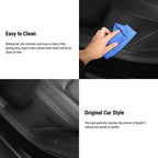 Leather Rear Door Sill Protector for Tesla Model Y 2020-2025.03