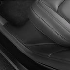 Leather Rear Door Sill Protector for Tesla Model Y 2020-2025.03