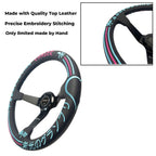 Leather 350mm Steering Wheel + Hub Adapter for Toyota Chaser KE70 AE71 AE82 AE86 Supra Corolla