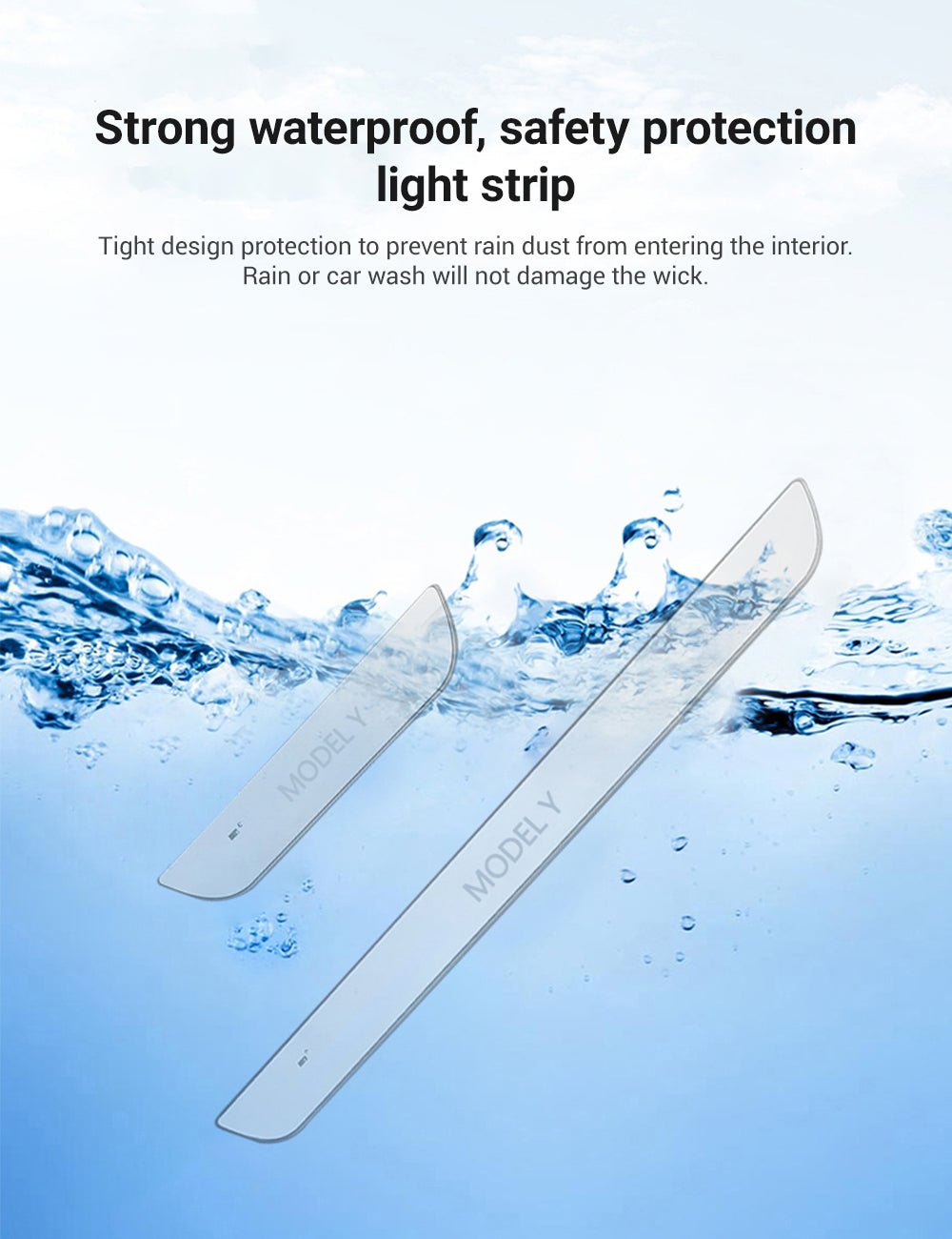 LED Colorful Lights Illuminated Door Sills for Tesla Model Y/3/S/X
