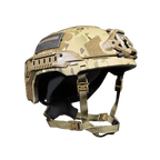 Team Wendy Rifletech - Stops AK-47 & AR-15 Rounds - NIJ III Helmet with No-Hole Design