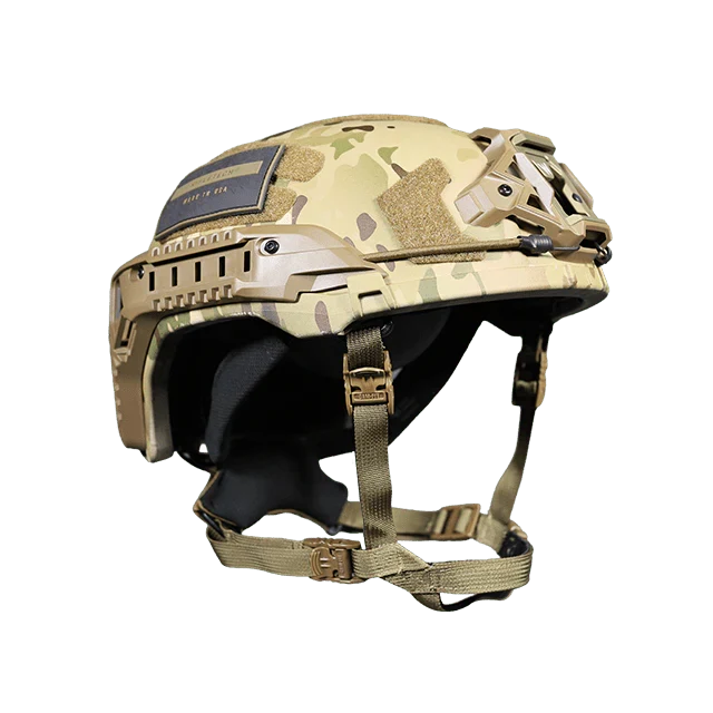 Team Wendy Rifletech - Stops AK-47 & AR-15 Rounds - NIJ III Helmet with No-Hole Design
