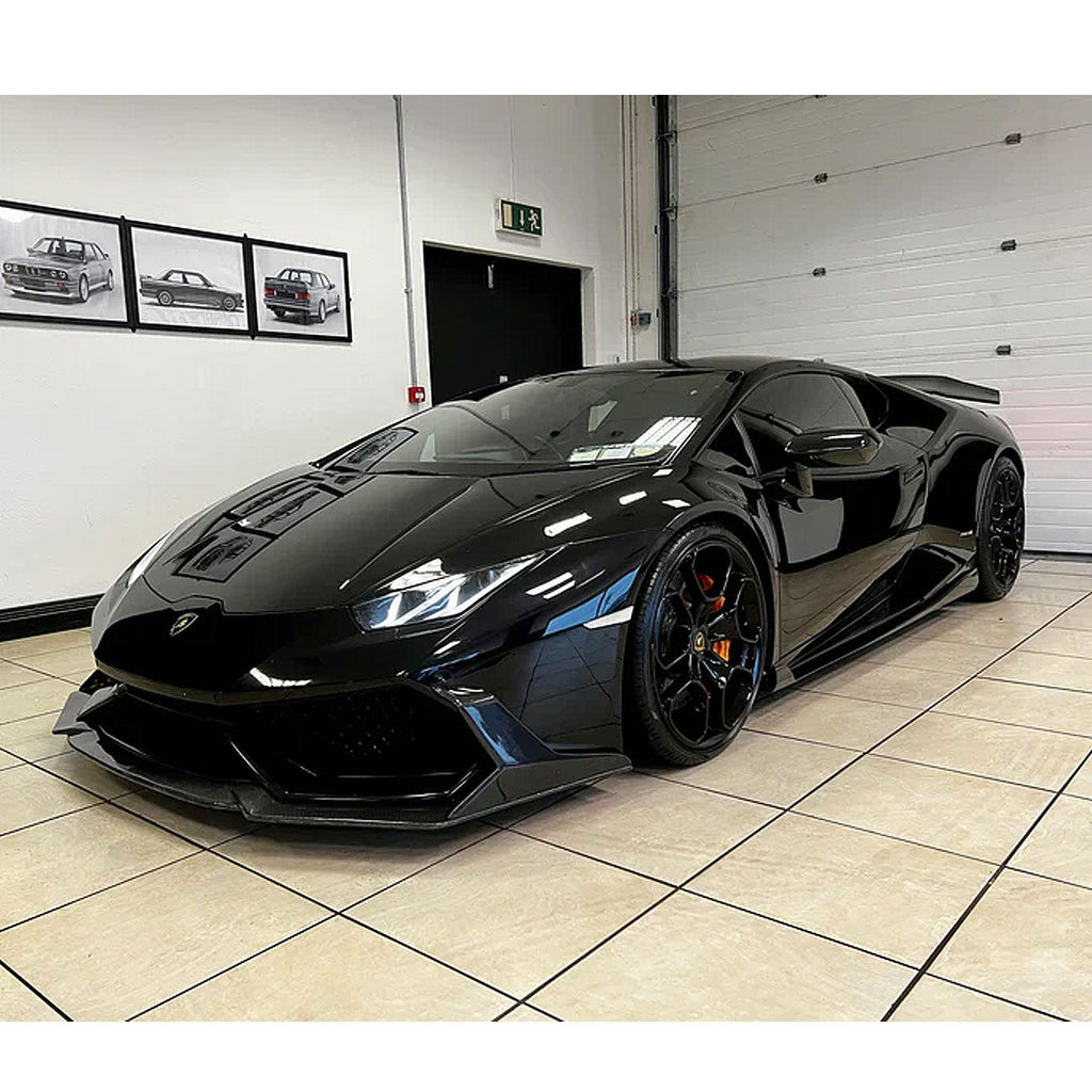 Aggressive Dry Carbon Fiber Front Lip for Lamborghini Huracan LP610