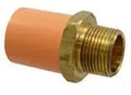 Male Adapter With Metal Threaded Insert For Fire Protection