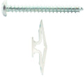 (TB™) 3/8-1/2 Toggler Hollow Wall Anchors with #8 x 1 1/2 Combo Pan Self Tapping Screws Zinc (20 pcs)