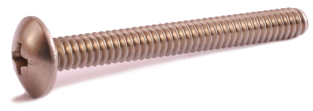 10-24 x 7/8 Phillips Truss Machine Screw 18-8 (A2) Stainless Steel