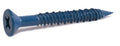 1/4 x 1 1/4 Phillips Flat Concrete Screw Blue