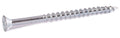 8 x 1 1/4 Phillips Flat Particle Board Screw w/ Nibs T17 Zinc Plated - Carton (8,000)