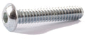 10-24 x 1/2 Button Socket Cap Screw Zinc