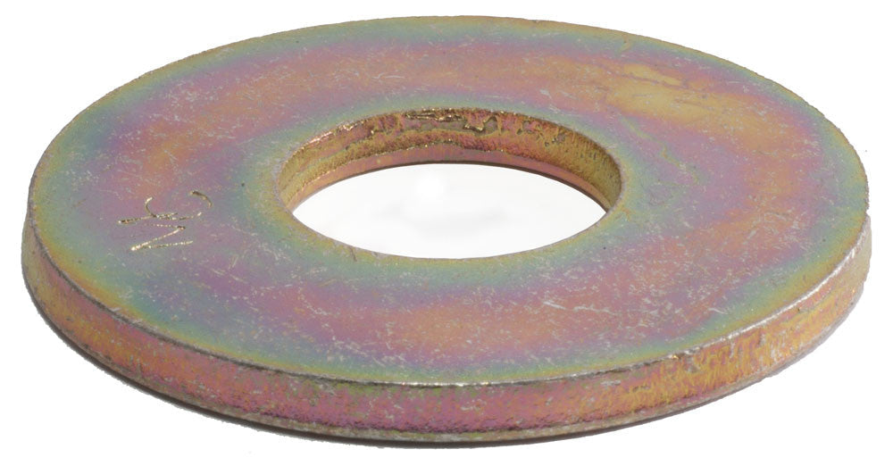 3/8 Grade 8 USS Flat Washer Yellow Zinc Plated