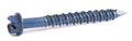 3/16 x 1 3/4 Slotted Hex Concrete Screw Blue