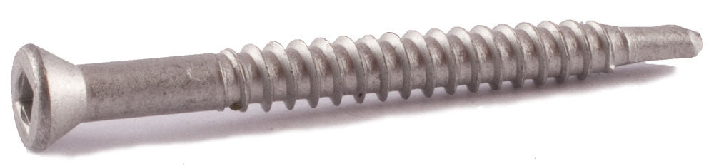 7 x 1 5/8 Simpson Trim-Head Self-Drilling Siding Screw - Square Drive 410 SS - Carton (5000)