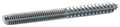 1/4-20 x 5 Hanger Bolt Fully Threaded Zinc Plated