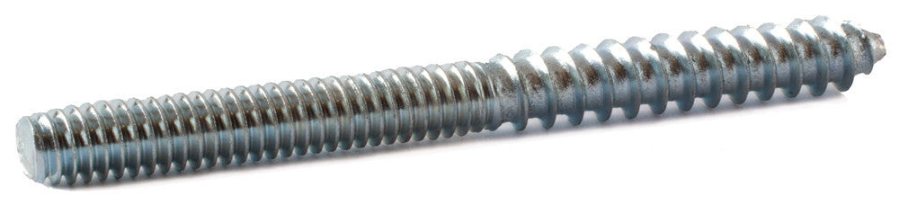 1/4-20 x 5 Hanger Bolt Fully Threaded Zinc Plated