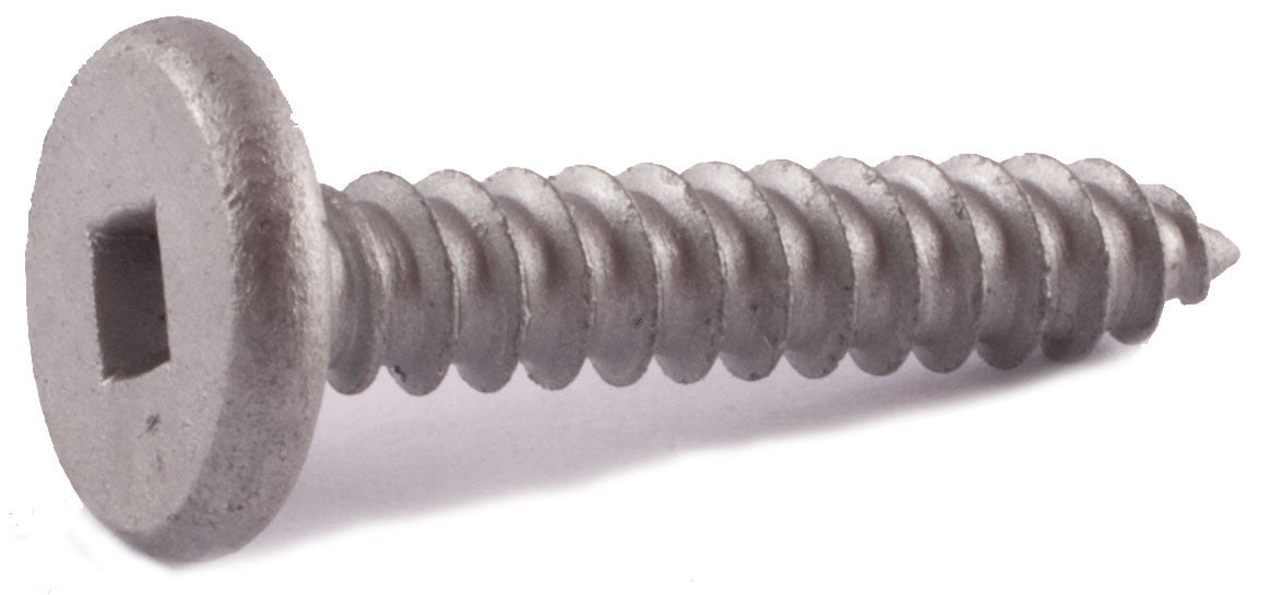 10 x 1 Simpson Pancake-Head Screw - Square Drive 410 SS - Box (100)