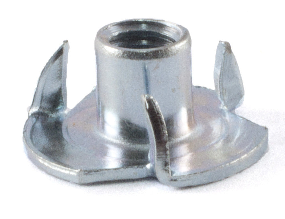 5/16-18  x 3/8 Tee Nut 3 Prong Zinc Plated