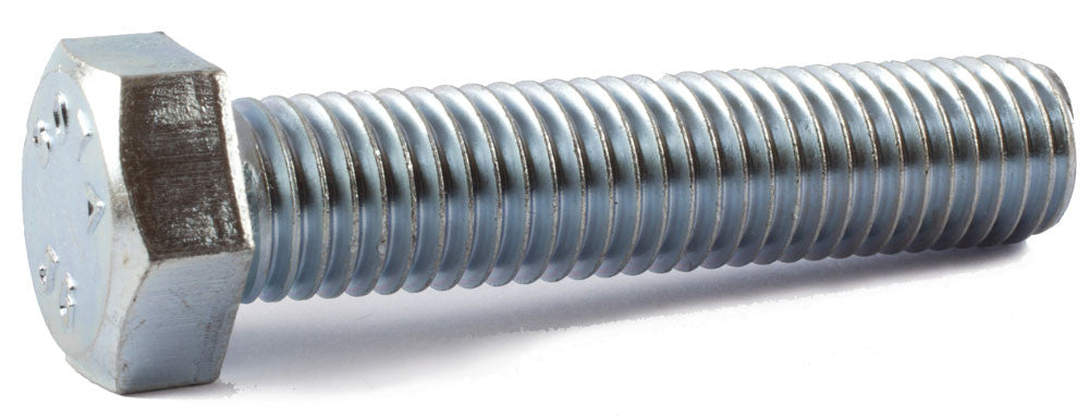 5/16-18 x 3 1/2 A307A Hex Tap Bolt Zinc Plated