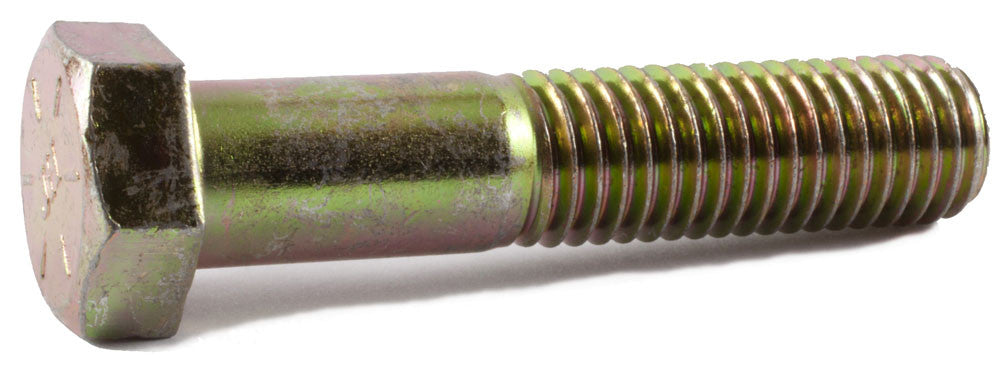 5/16-18 x 2 3/4 Grade 8 Hex Cap Screw Yellow Zinc Plated