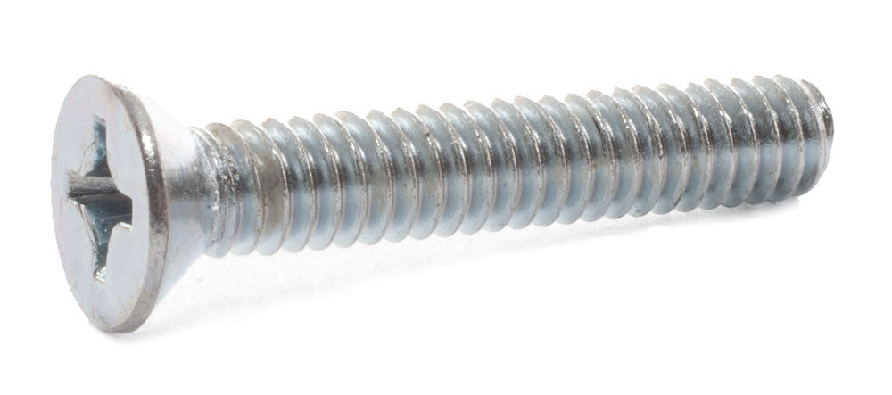 10-24 x 6 Phillips Flat Machine Screw Zinc