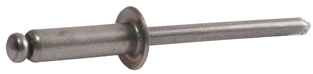 3/16 x 1/4 - 3/8 SSB66 Button SS Riv / Steel Man (5000)