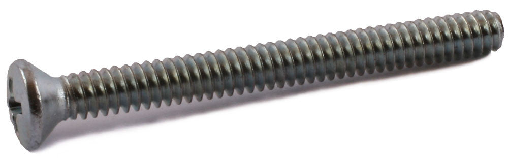 12-24 x 2 Phillips Oval Head Machine Screw Zinc