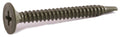8 x 1 1/4 Phillips Wafer Self Drilling Cement Board Screws w/ Nibs Ruspert Coated - Carton (5000)