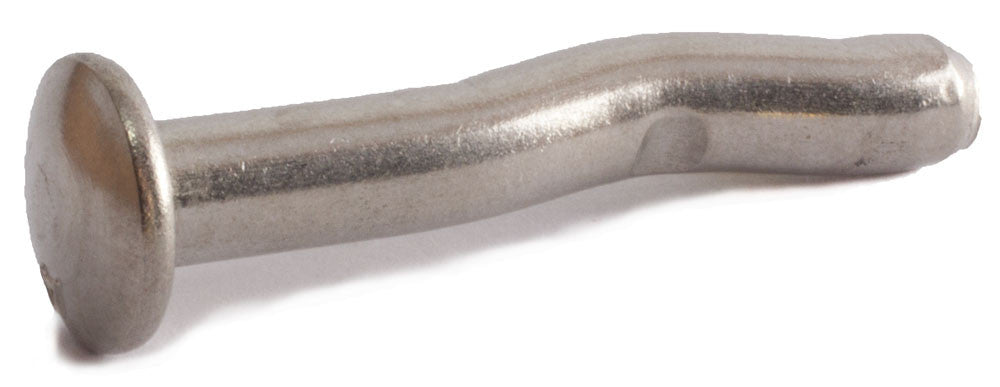 3/8 x 2 1/2 Mushroom Spike 316 SS (25)