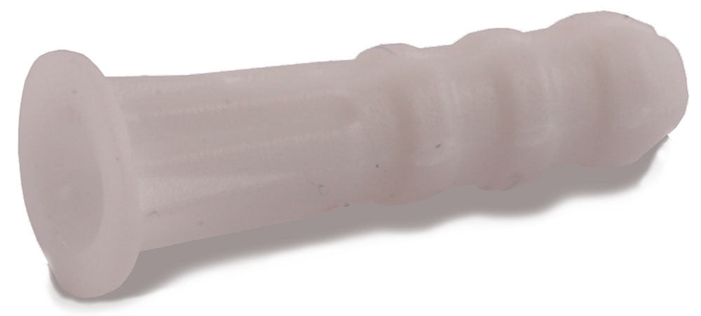 4-6-8 X 7/8 Ribbed Plastic Anchor Nylon White