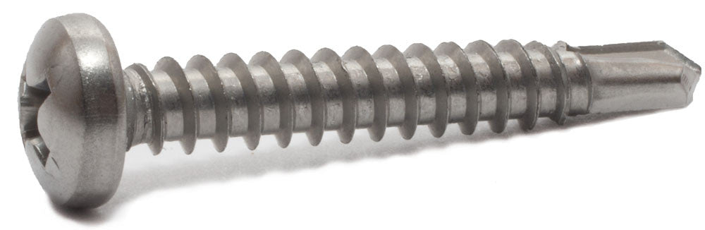 10-16 x 1/2 Phillips Pan Self Drilling Screw 410 SS