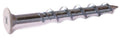 1/4 x 2 Phillips Wafer Head Wall-Dog™ Light Duty Anchors White - Box (100)