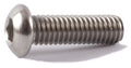 M5-0.80 x 20 Button Socket Cap Screw ISO 7380 18-8 (A2) Stainless Steel - Metric