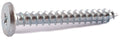 10-12 x 1 Phillips Pancake Panel Clip Screws Zinc Plated - Carton (5000)