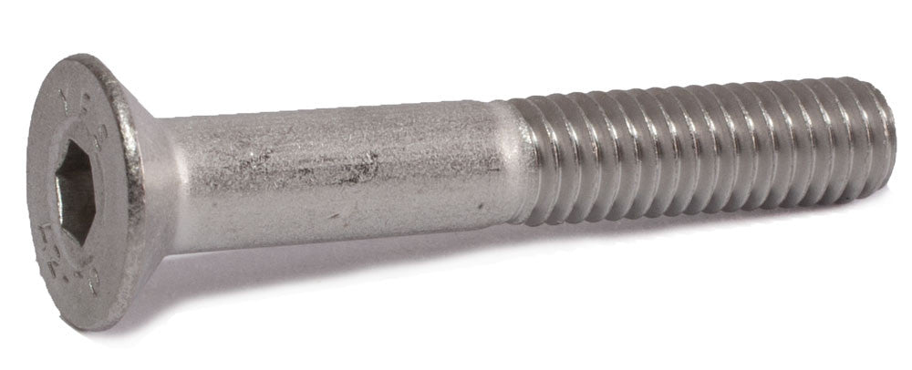M10-1.50 x 50 Flat Socket Cap Screw DIN 7991 18-8 (A2) Stainless Steel