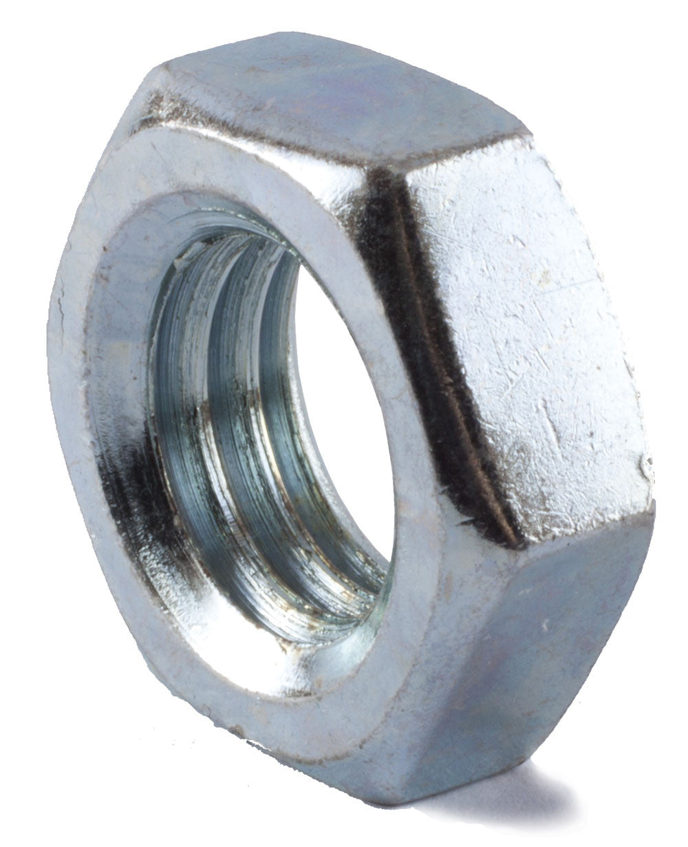 1/2-13 Hex Jam Nut Zinc Plated