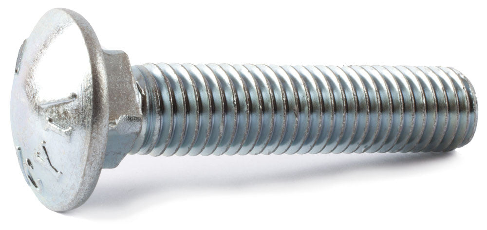7/16-14 x 3 1/2 Grade 5 Carriage Bolt Zinc Plated