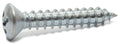 8 x 2 Phillips Oval Sheet metal Screw Zinc Plated