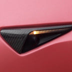 Side Camera Turn Signal Cover for Model 3/S/Y/X - Carbon Fiber Exterior Mods