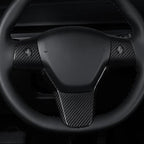 Model 3 / Y Steering Wheel Patch - Carbon Fiber Interior Mods