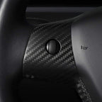 Model 3 / Y Steering Wheel Patch - Carbon Fiber Interior Mods