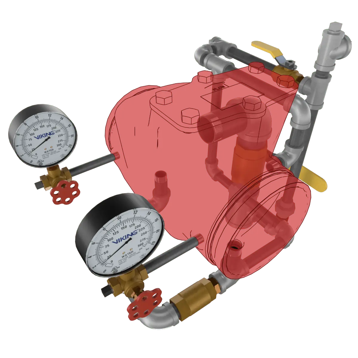 OSY Valve 3" ANSI UL FM Fire Protection System Equipment