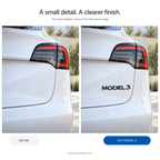 Model Name Tailgate Emblem for Tesla Model 3/Y/S/X