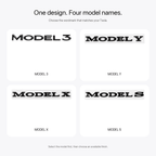 Model Name Tailgate Emblem for Tesla Model 3/Y/S/X