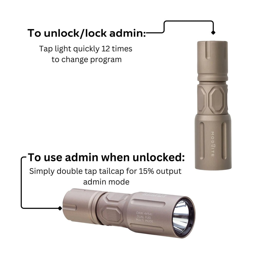 Modlite PLHv3 18650 Handheld Flashlight: Up to 60,000 Candela & 1,500 Lumens