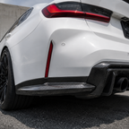 Carbon Fiber Rear Diffuser Corner Extensions for BMW G80 M3 G82 M4